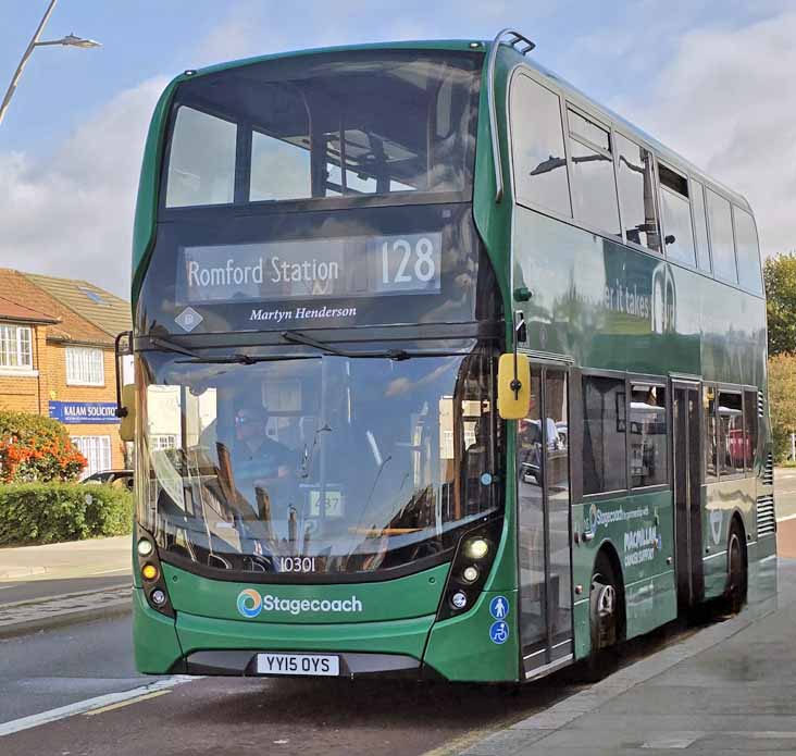 Stagecoach London Alexander Dennis Enviro400MMC Macmillan Cancer 10301